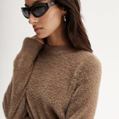 Elka Collective Tate Knit Top Tan — 4 - Image 2