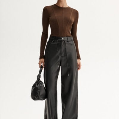 Elka Collective Silia Knit Top Tan — 4 - Image 1