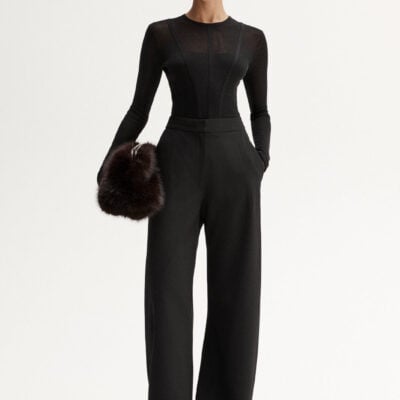 Elka Collective Silia Knit Top Black — 4 - Image 1