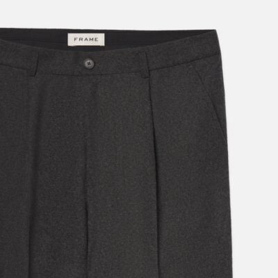 Frame Denim Wool Trousers -- Grey Melange - Image 2