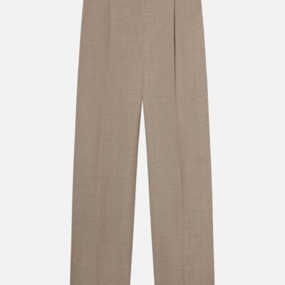 Frame Denim Wide Leg Trousers -- Vintage Khaki - Image 1