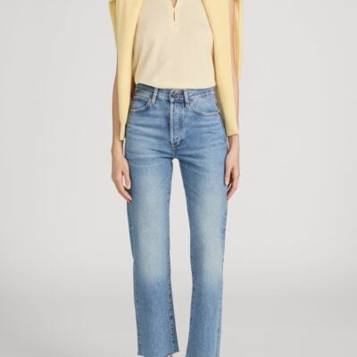 Frame Denim The Vertical Crop -- Trust Raw After - Image 2