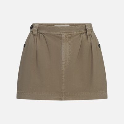 Frame Denim The Utility Skirt — Army - Image 2