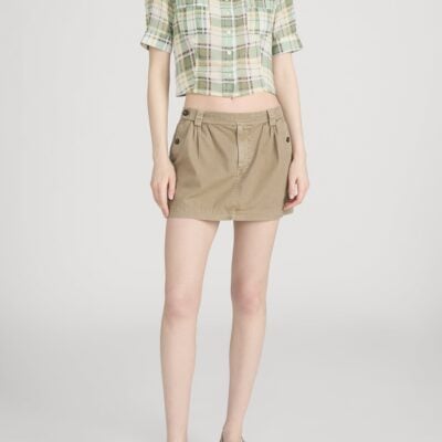 Frame Denim The Utility Shirt -- Jade Green Plaid - Image 2