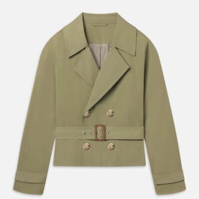 Frame Denim The Uniform Trench -- Military Green - Image 1