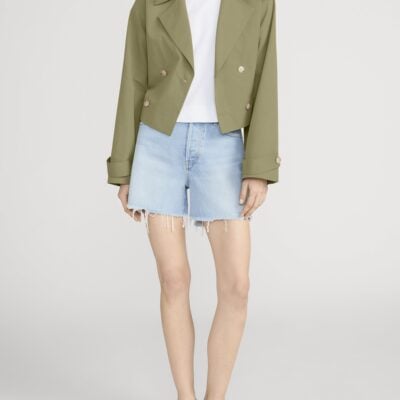 Frame Denim The Uniform Trench -- Military Green - Image 2