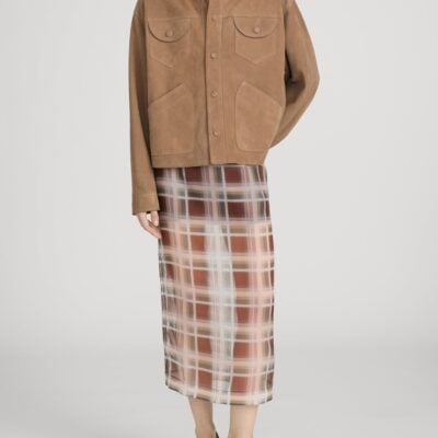 Frame Denim The Suede Utility Jacket -- Chai - Image 2