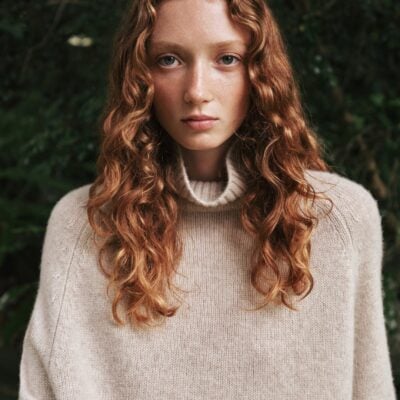 Jac + Jack Tairn Cashmere Sweater - Jute Marle — XS - Image 2