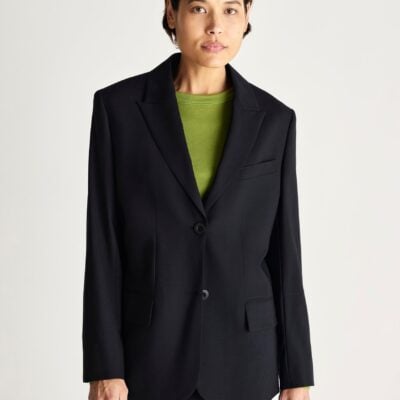 Jac + Jack Rue Italian Wool Blazer - Darkest Navy — 6 - Image 2