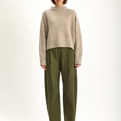 Jac + Jack Harlon Flecked Wool Sweater - Spice Fleck - Image 1