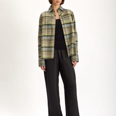 Jac + Jack Acre Brushed Cotton Shirt - Raver Plaid - Image 1
