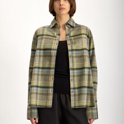 Jac + Jack Acre Brushed Cotton Shirt - Raver Plaid - Image 2