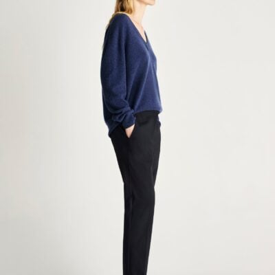 Jac + Jack Faber Italian Wool Pant - Darkest Navy - Image 2