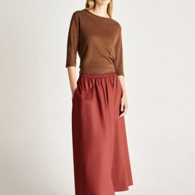 Jac + Jack Brax Crushed Cotton Skirt - Belmondo - Image 1
