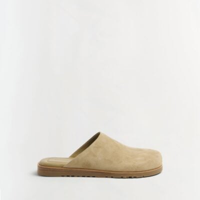 Jonathan Simkhai Emery Suede Clog — DESERT - Image 1