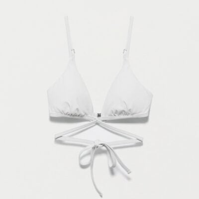 Jonathan Simkhai Signature Harlen Bikini Top — WHITE - Image 1