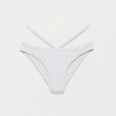 Jonathan Simkhai Signature Emmalynn Bikini Bottom — WHITE - Image 1