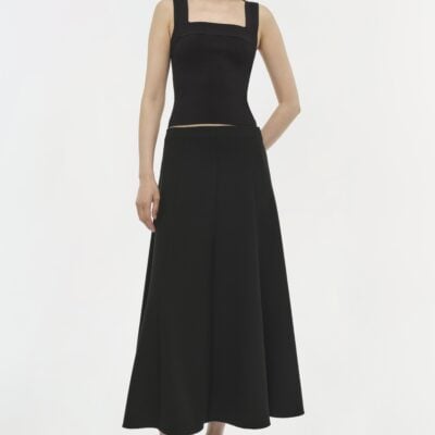 Jonathan Simkhai Madine Tank Top — Black - Image 2