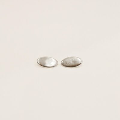 Jonathan Simkhai JONATHAN SIMKHAI Iris Egg Earrings — COOL SILVER - Image 1