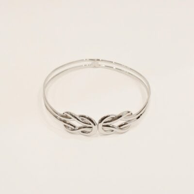 Jonathan Simkhai JONATHAN SIMKHAI Calla Braided Choker — COOL SILVER - Image 1
