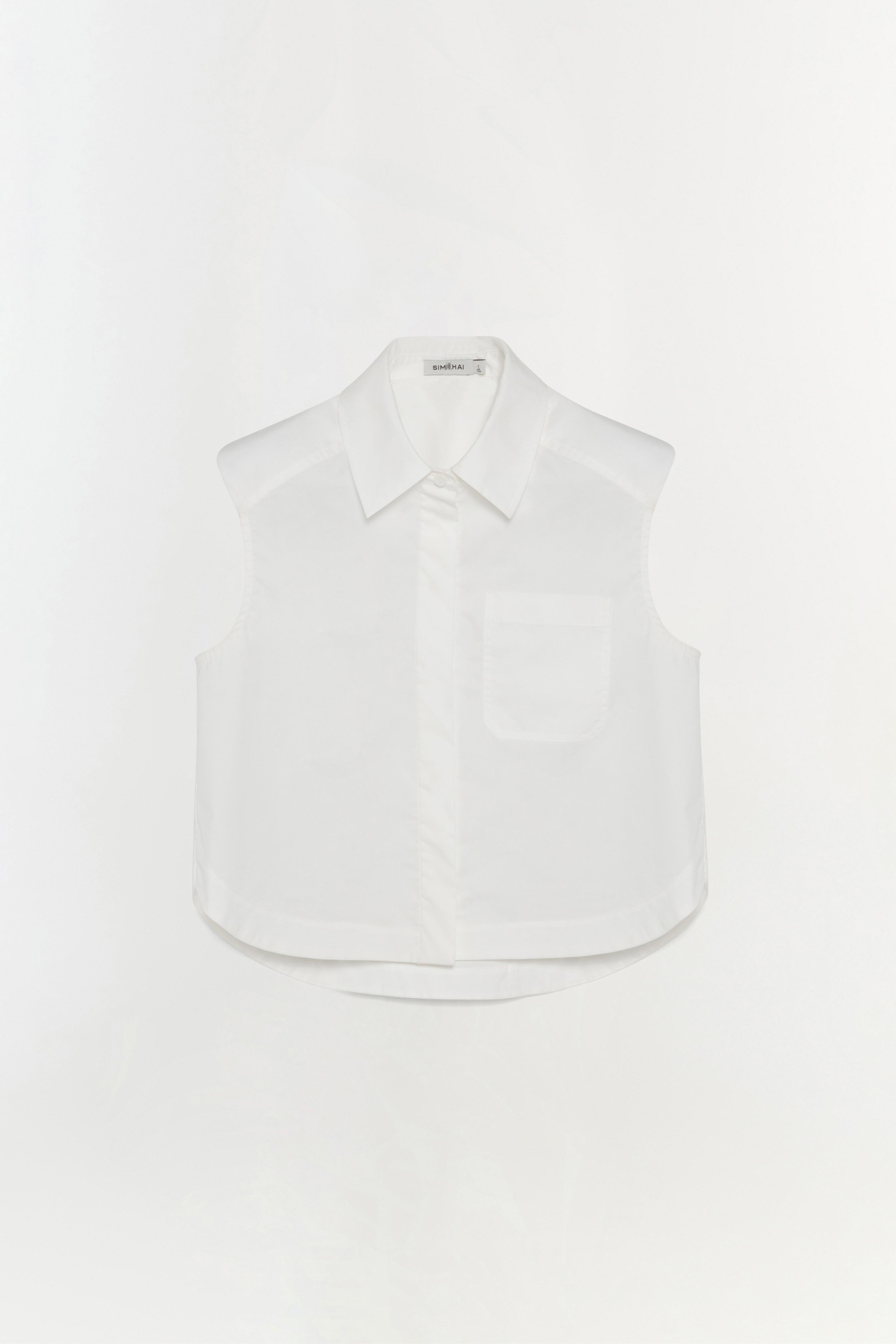 Jonathan Simkhai Winslow Shirt — WHITE