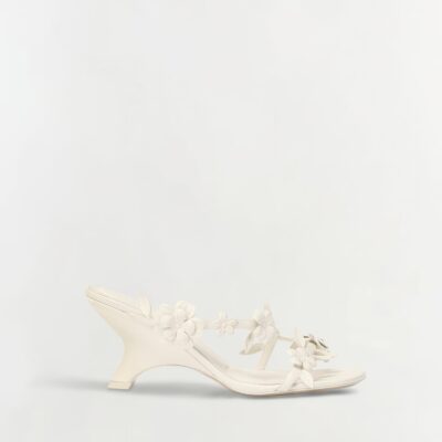 Jonathan Simkhai Willow Leather Strappy Sandal — Ivory - Image 1