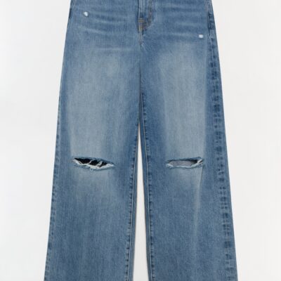 Jonathan Simkhai Willoughby Denim Straight Crop Pant — STANBURY - Image 1