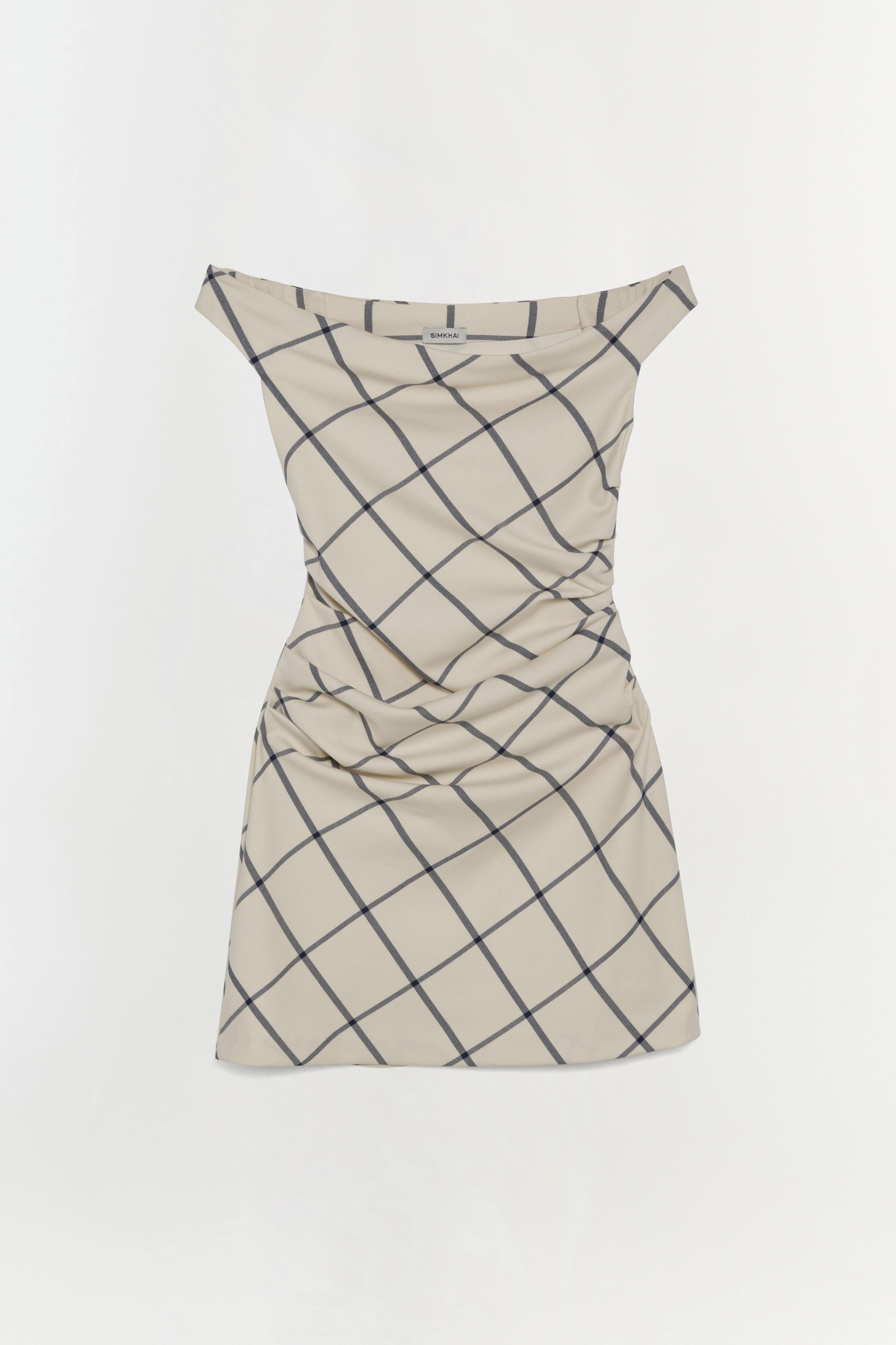 Jonathan Simkhai Wells Mini Dress — EGGSHELL MULTI