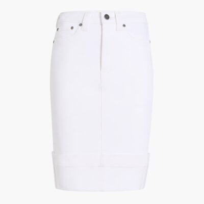 Khaite Kendra Skirt in White - Image 1