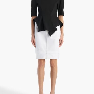 Khaite Kendra Skirt in White - Image 2