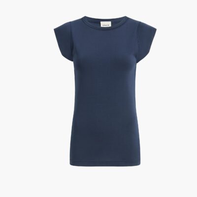 Khaite Angel Top in Dark Navy - Image 1