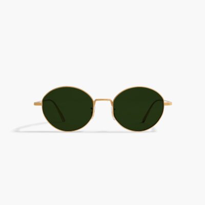 Khaite KHAITE x Oliver Peoples 1994C in Gold and Green — O/S - Image 1