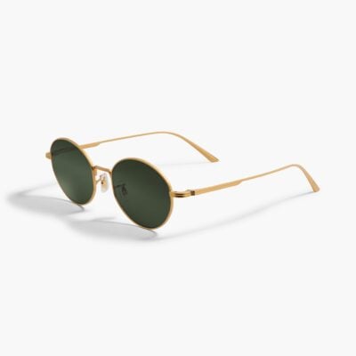 Khaite KHAITE x Oliver Peoples 1994C in Gold and Green — O/S - Image 2