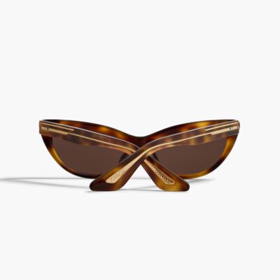 Khaite KHAITE x Oliver Peoples 1963C in Dark Mahogany and Brown — O/S - Image 2
