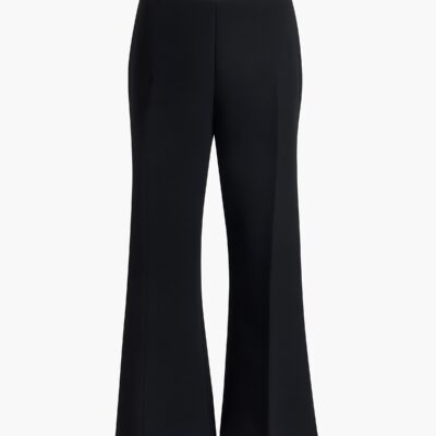Khaite Walter Pant in Black Crepe - Image 1