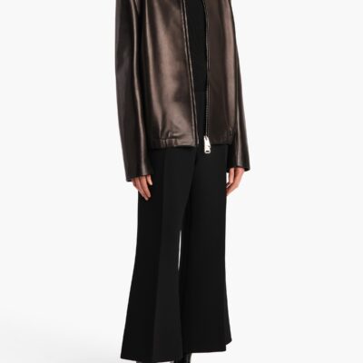 Khaite Walter Pant in Black Crepe - Image 2