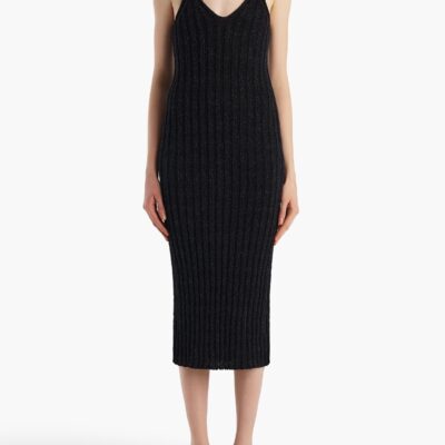 Khaite Val Dress in Black - Image 2