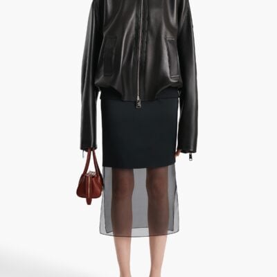 Khaite Sybil Skirt in Black - Image 2