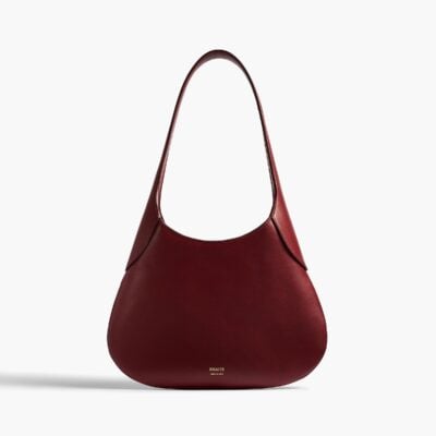 Khaite Small Joan Hobo in Oxblood - Image 1
