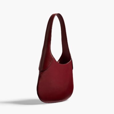 Khaite Small Joan Hobo in Oxblood - Image 2