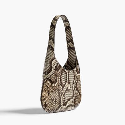 Khaite Small Joan Hobo in Natural Python - Image 2