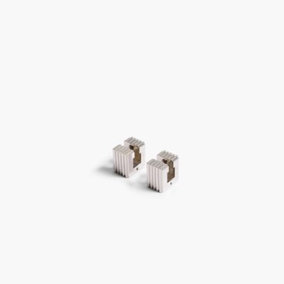 Khaite Small Empire Earrings in Silver - Image 1