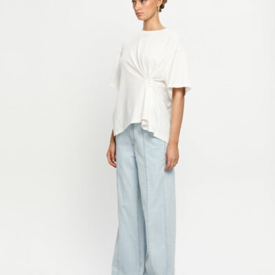 Kivari Vera Asymmetrical Tee — XS/6 - Image 2