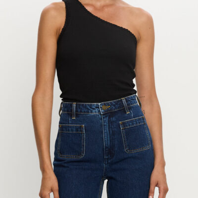Kivari Tallulah One Shoulder Tank — XS/6 - Image 1