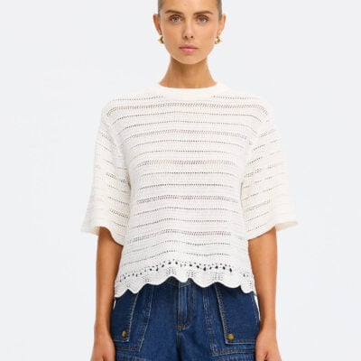 Kivari Poppy Knit Tee — XS/6 - Image 1