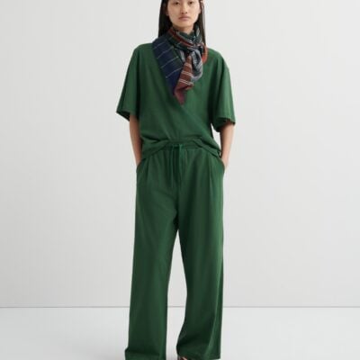 Kowtow Wide Leg Pant — forest - Image 1