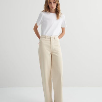 Kowtow Straight Leg Jeans — ecru-denim - Image 1