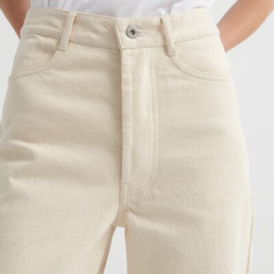 Kowtow Straight Leg Jeans — ecru-denim - Image 2