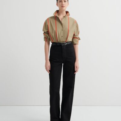 Kowtow Straight Leg Jeans — black-denim - Image 1