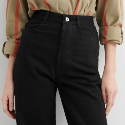 Kowtow Straight Leg Jeans — black-denim - Image 2